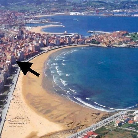 Atico Marques Playa Centro - Garaje Opcional Appartement Gijón Buitenkant foto
